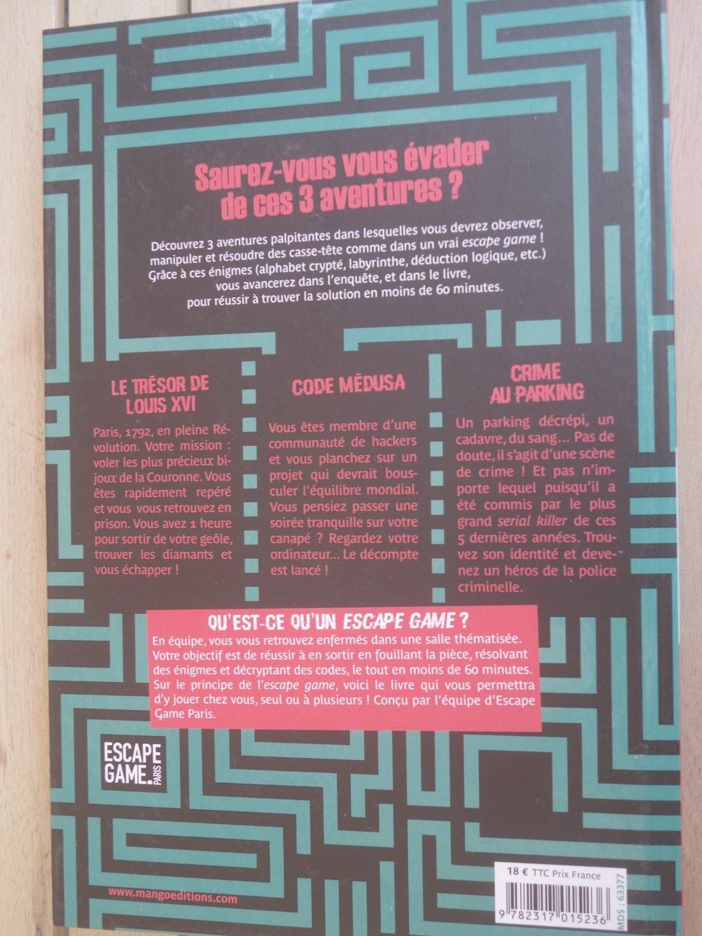 Giochi: Escape game - Saurez-vous vous évader de ces 3 aventures – Usato da Fully venduto da Minouchka 6