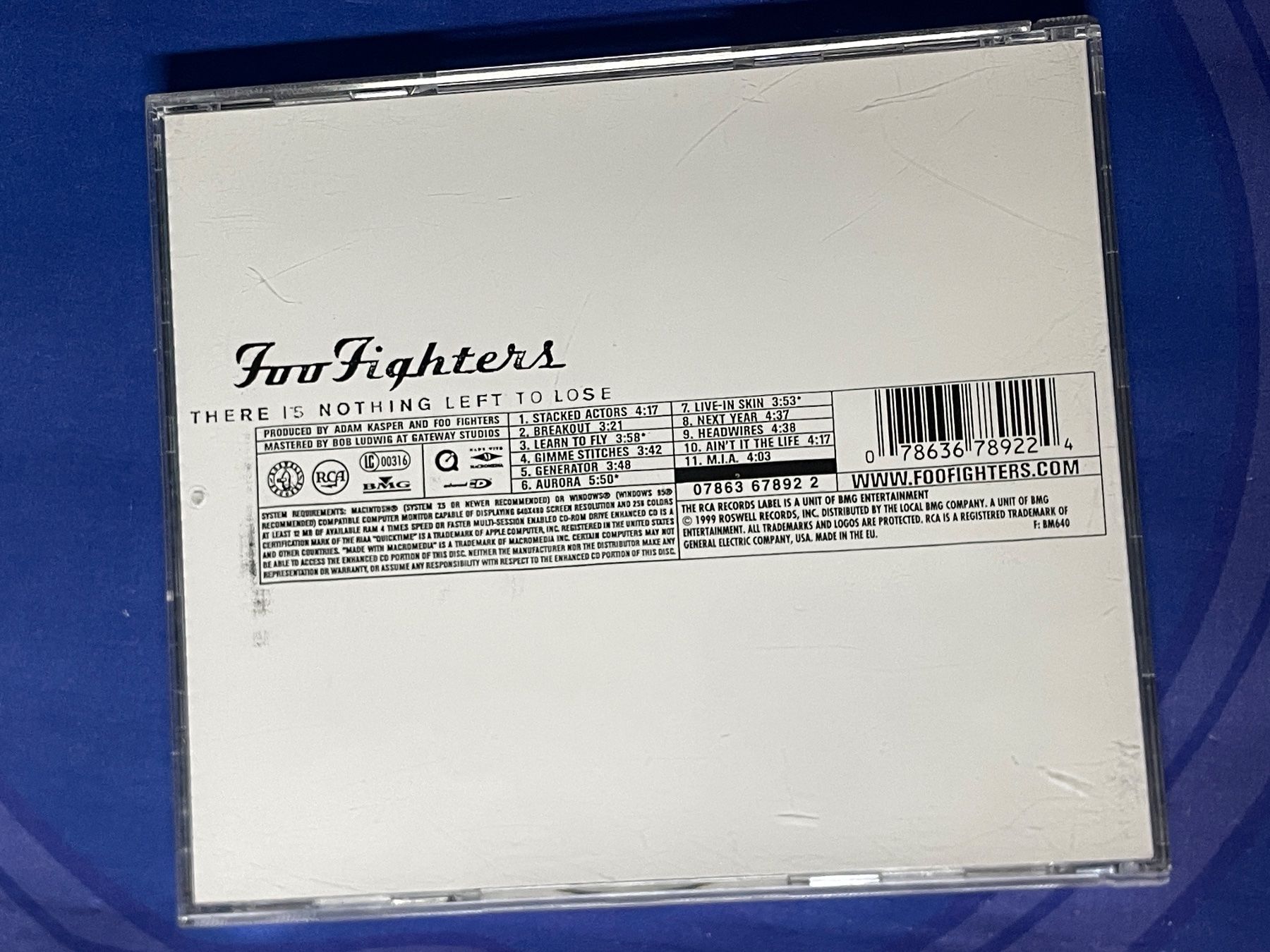 CD: Foo Fighters-There Is Nothing Left – Usato da Muri b. Bern venduto da AdidasCollector 1