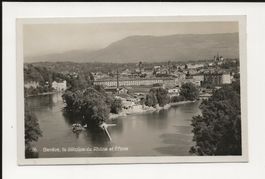 AK ca 1930 Genf/Genève la Jonction du Rhône et l'Arve...