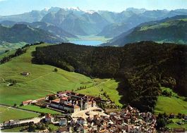 EINSIEDELN Flugaufnahme