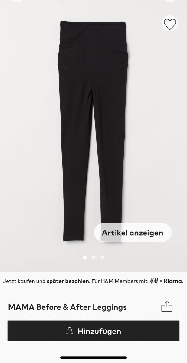 H&M Leggings: H&M Mama Leggings, Gr. M – Usato da Interlaken venduto da fbnscl 3