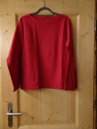 Uni roter Basic Pulli von JUVIA Gr. L - 42637