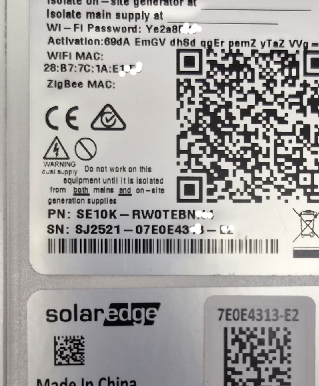 SolarEdge Inverter: Wechselrichter Solaredge SE10-K – Usato da Winterthur venduto da Stef169 4
