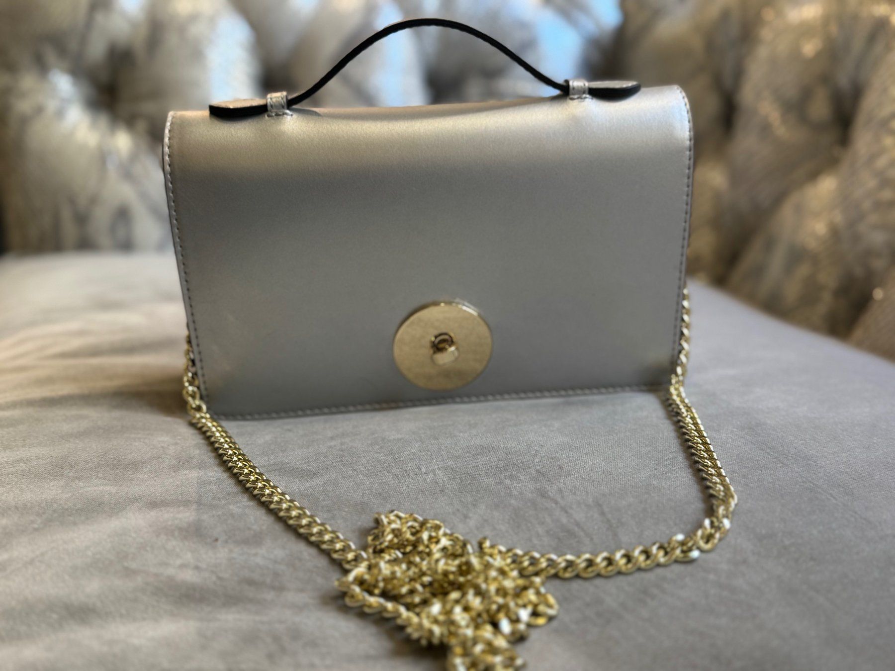 Vera Pelle Borse da donna: Borsettina Silver in pelle – Usato da Porza venduto da GioCa65 1