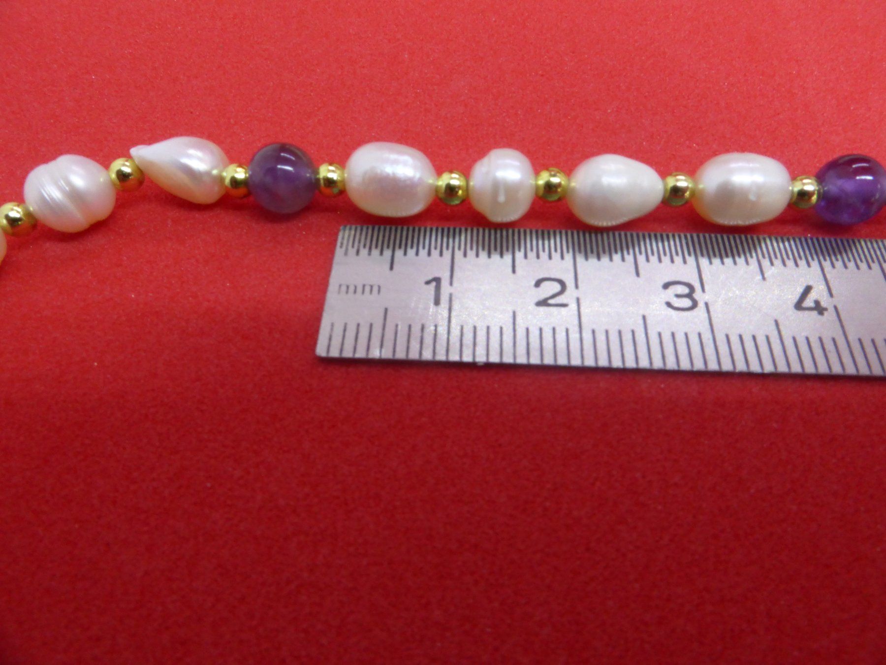 Altri gioielli: Collier et bracelet perles eau douce et boule améthyste – Usato da Porrentruy venduto da Tic-Time 8