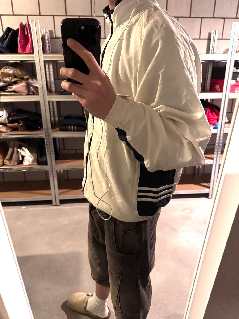 Adidas Giacche: adidas trackjacket white/black – Usato da Oberhofen Thun'see venduto da 61archive 1