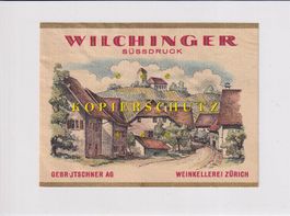 Etikette für Wein - Wilchinger Süssdruck /bd