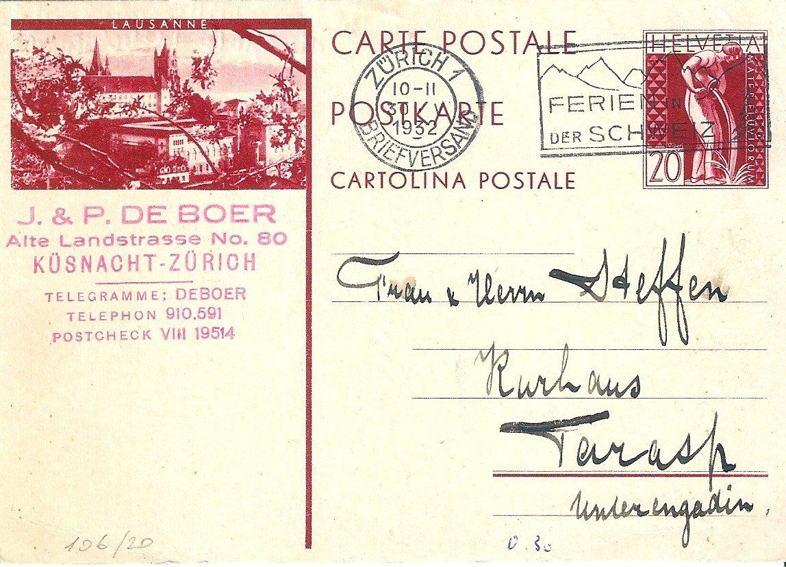 Tutti i francobolli: Carte postale [LAUSANNE] – Usato da Belmont-Lausanne venduto da ZarRomanoff