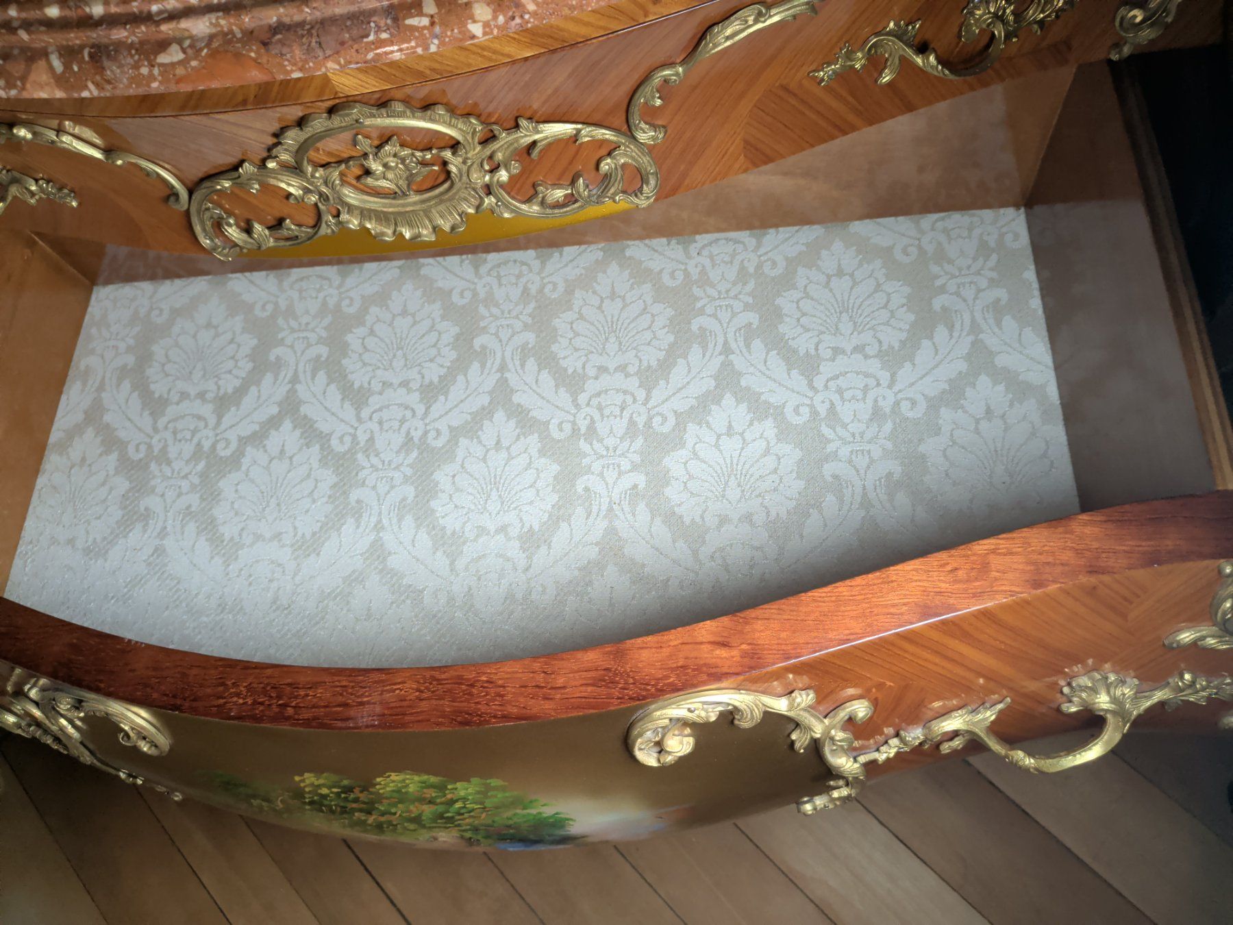 Schränke: Barockschrank mit Gemälde – Gebraucht aus Dietfurt von Subforce1853 9