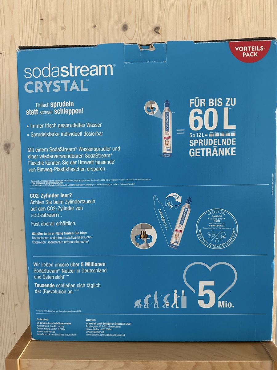Sodastream Elettrodomestici da cucina: Sodastream Crystal, wie neu – Nuovo (secondo la descrizione) da Zürich venduto da rewelf 4