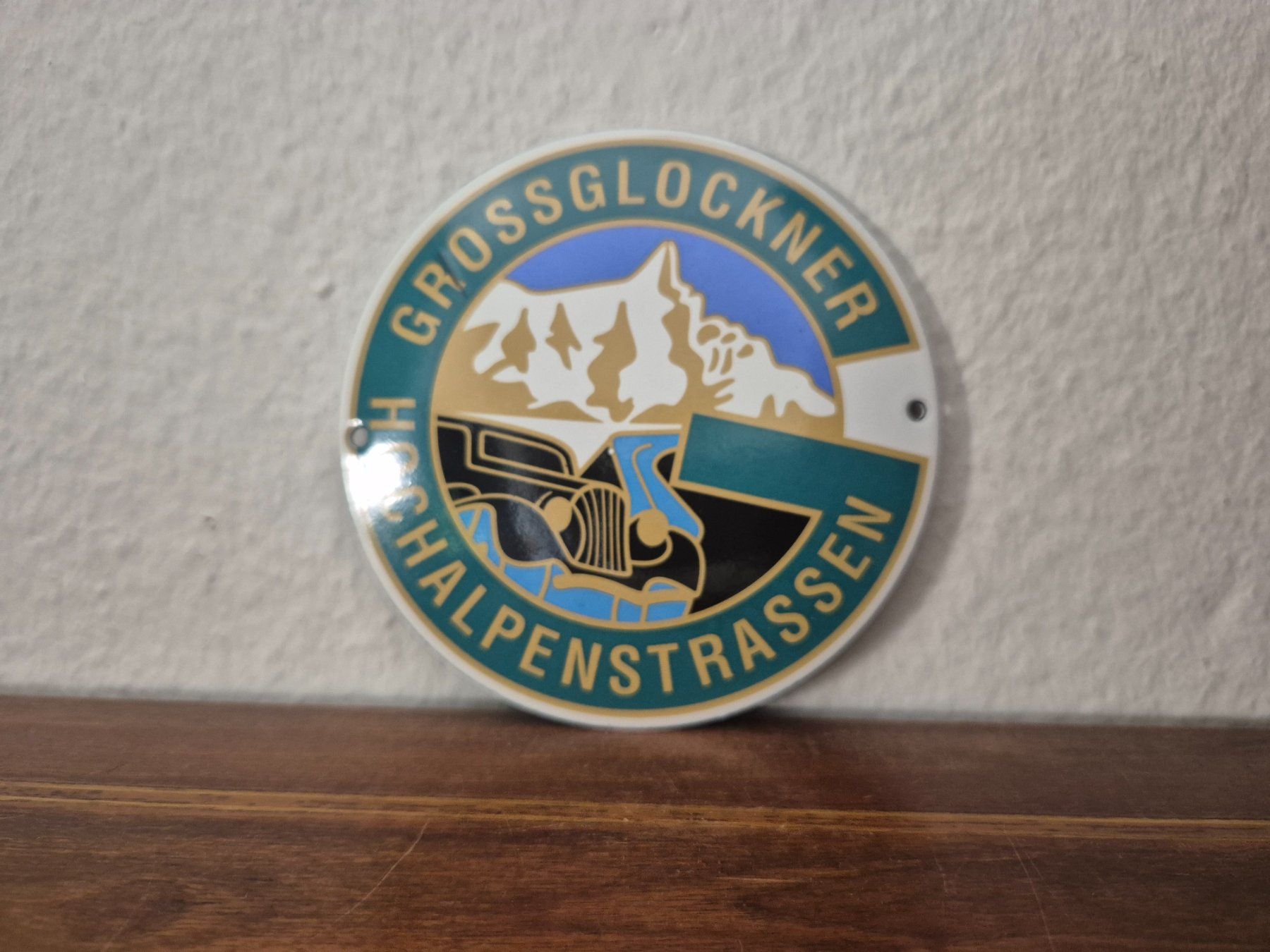 Insegne: Emailschild Grossglockner Alpen Berge Service Emaille Schild – Nuovo (secondo la descrizione) da Schaffhausen venduto da pfanis09 2