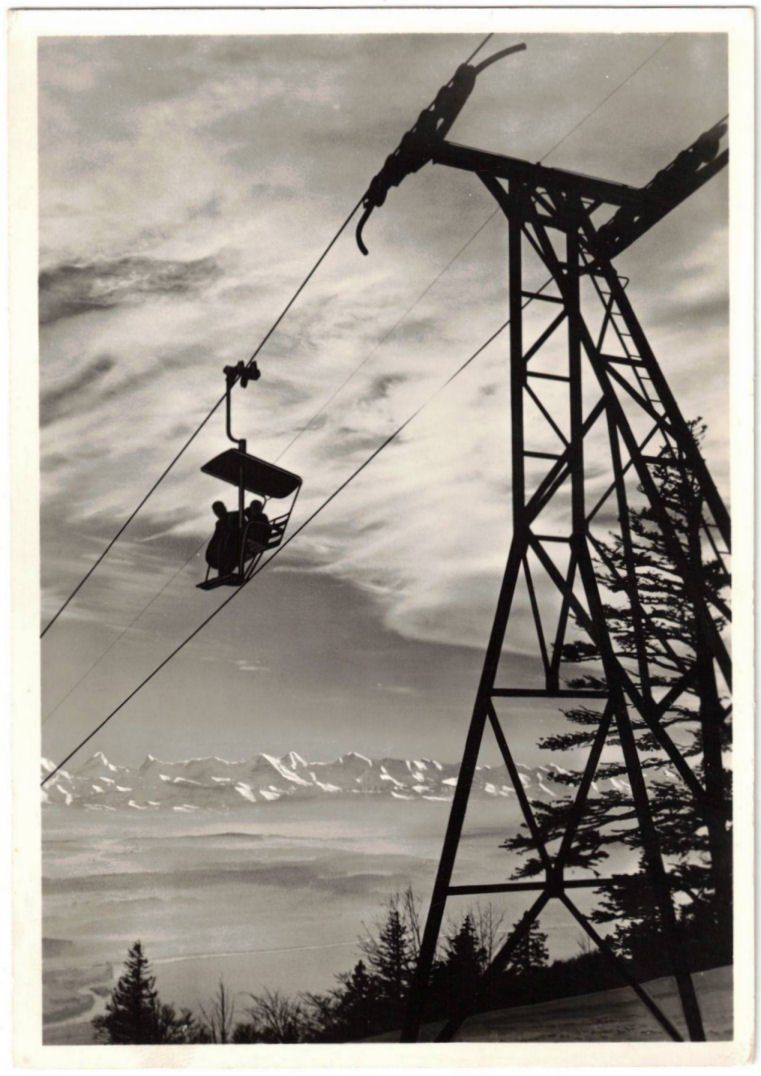 Cartoline postali: Weissenstein - Kurhaus mit Sessellift – Usato da Binningen venduto da Mountainrider