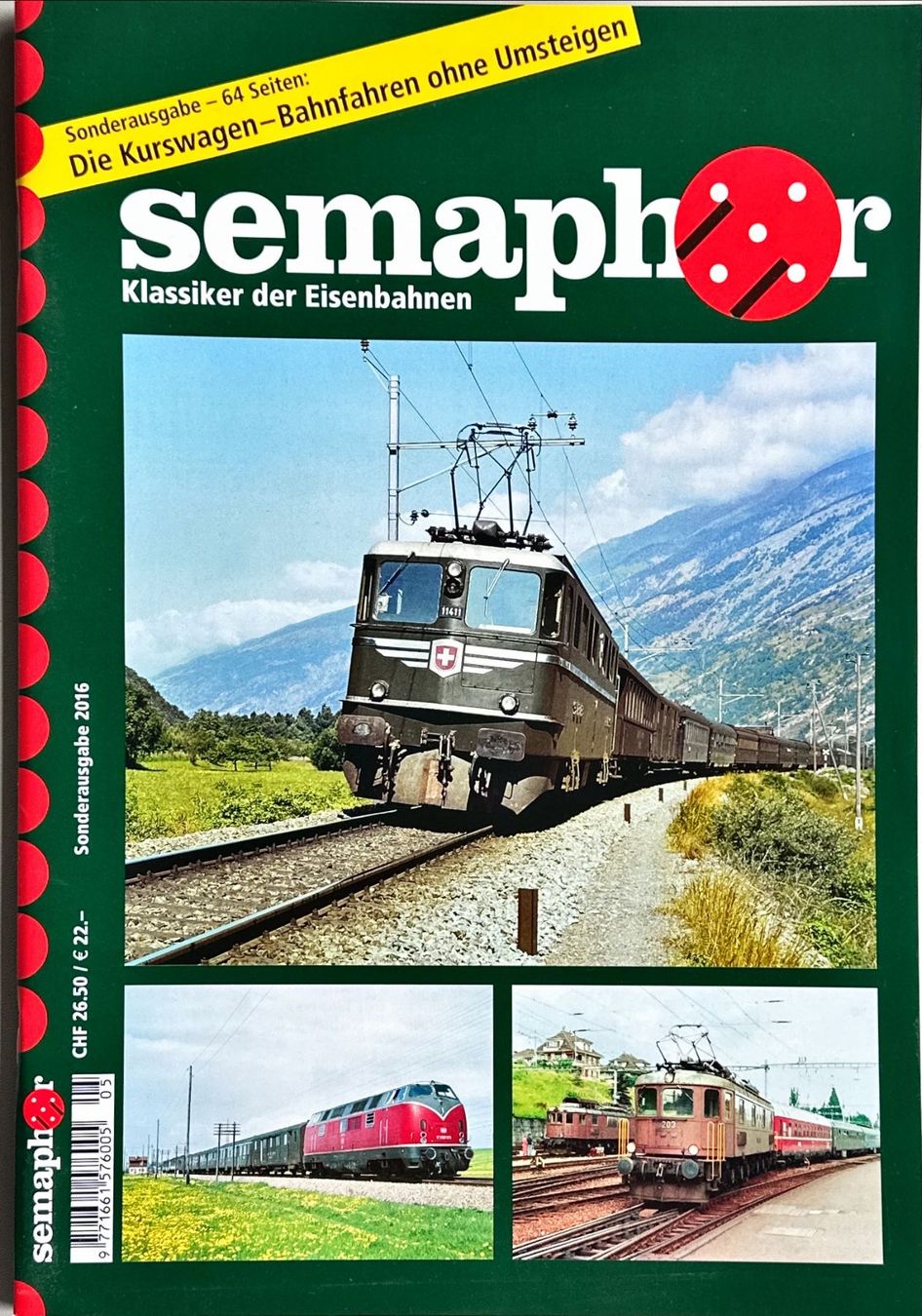 Riviste & Magazine: Semaphor Sonderausgabe 2016 – Nuovo e nell'imballaggio originale da Murgenthal venduto da View