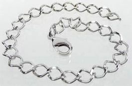Armkette  metallfarbig      22cm