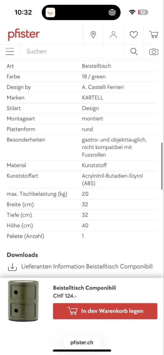 Comodini: Kartell Möbeli – Usato da Bern venduto da estelle.lia 5