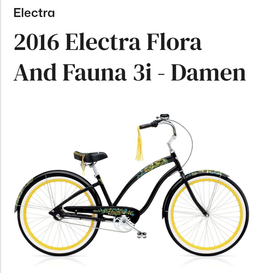 Biciclette: Electra Wild Flower 3i Cruiser – Nuovo (secondo la descrizione) da Münsingen venduto da Amarone010