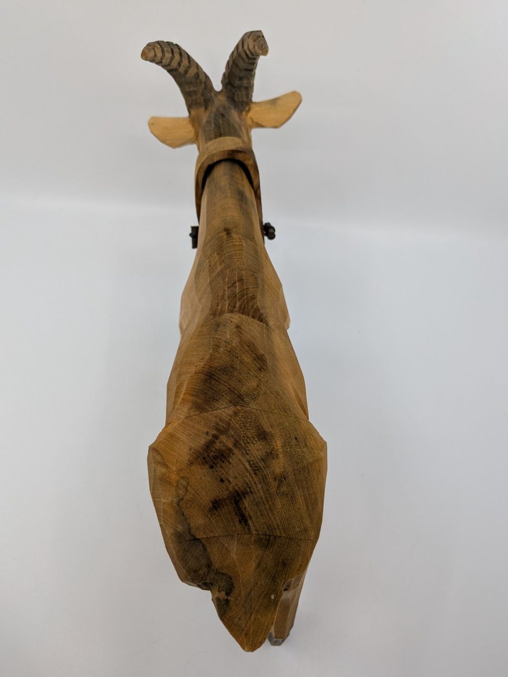 Skulpturen & Statuen: Holzfigur Steinbock oder Ziege – Gebraucht aus Emmen von magelan 4