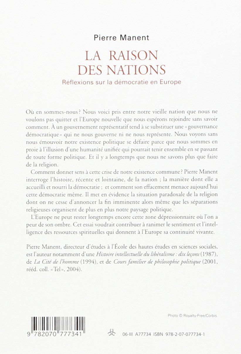 Bücher: La raison des nations – Gebraucht aus Neuchâtel von Dualseele 1