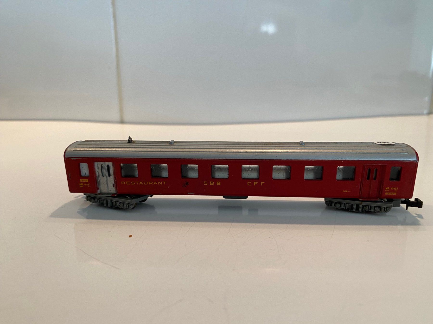Lima Modellini di ferrovie: SBB Speisewagen Lima Spur N 378 – Usato da Kerzers venduto da tisyayasuBE 1