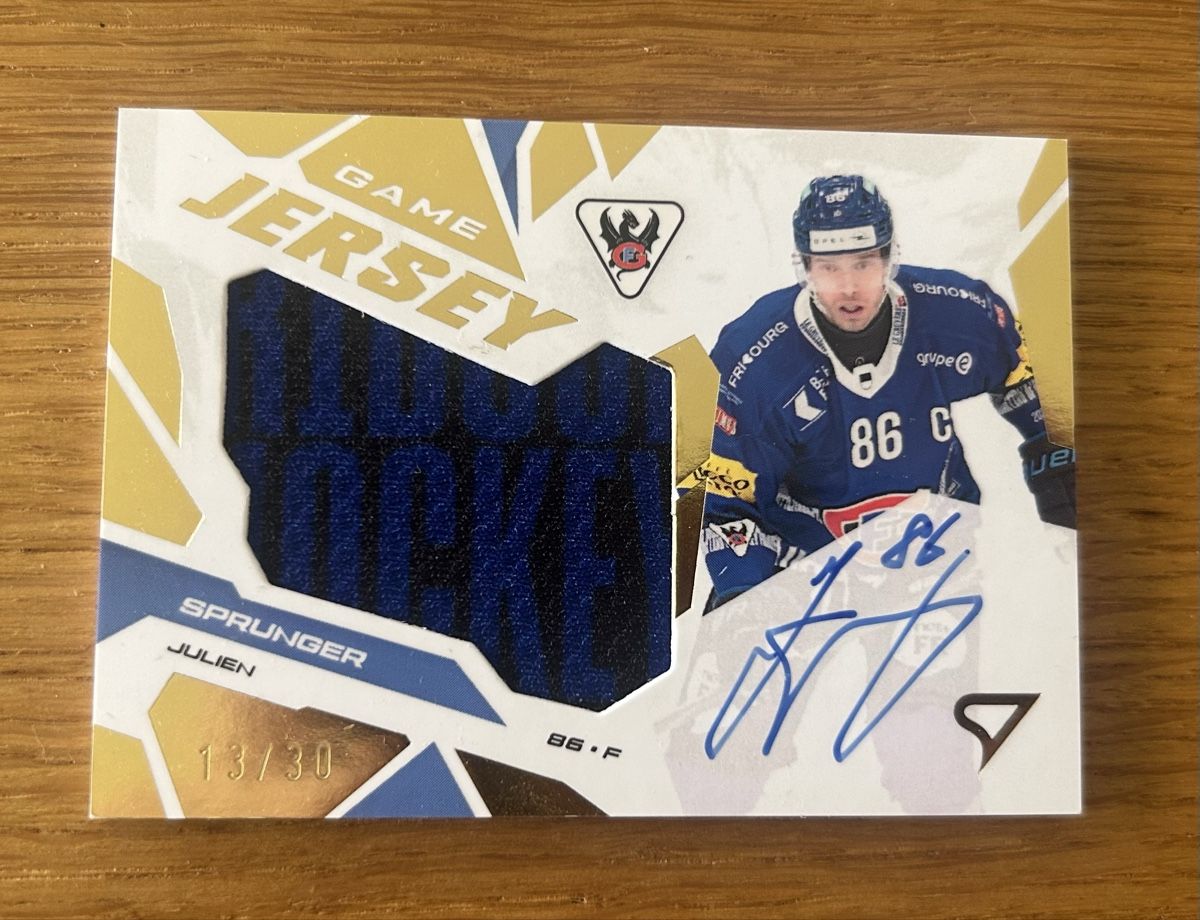 Sportzoo Carte collezionabili: Julien Sprunger Sammelkarte  – Nuovo (secondo la descrizione) da Worb venduto da Romeo187