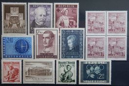 Österreich ex. Kat. 923-1194 ** 1948/65 Kat. 129 Euro