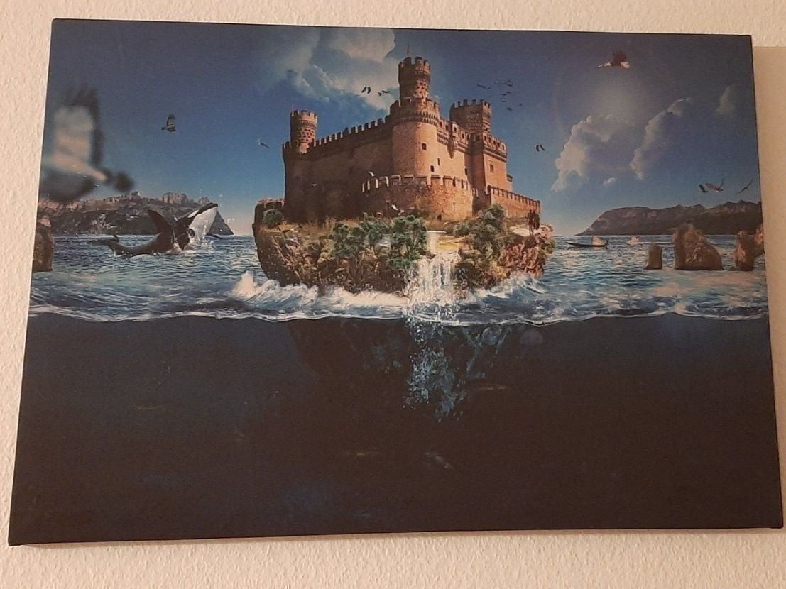 Poster & Bilder: Kinloch Castle Scotland LEDBild Leinwand – Neu und originalverpackt aus Kilchberg ZH von ruedi34