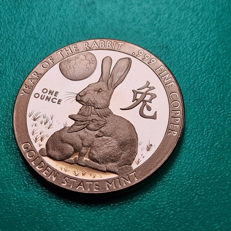 1 Oz .999 Copper, GSM Year Of The Rabbit (D'occasion) à Bouveret pour ...