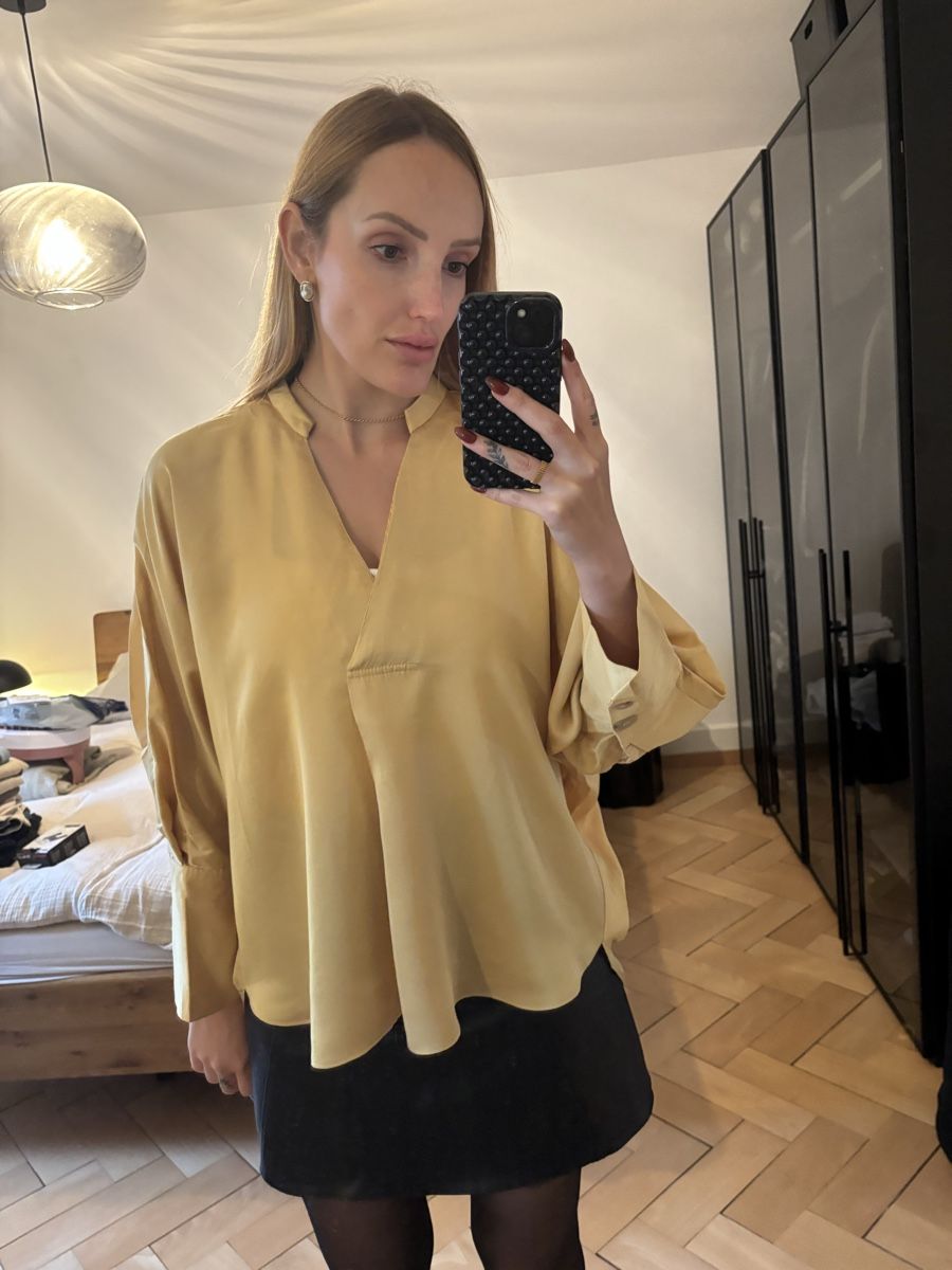 Mango Camicette: Chemisier Mango jaune poussin – Usato da Zürich venduto da mps_9cp7 9