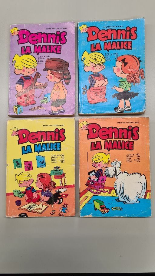 Fumetti: 4 BD retro Denis la Malice – Usato da Châtonnaye venduto da Jaydee6