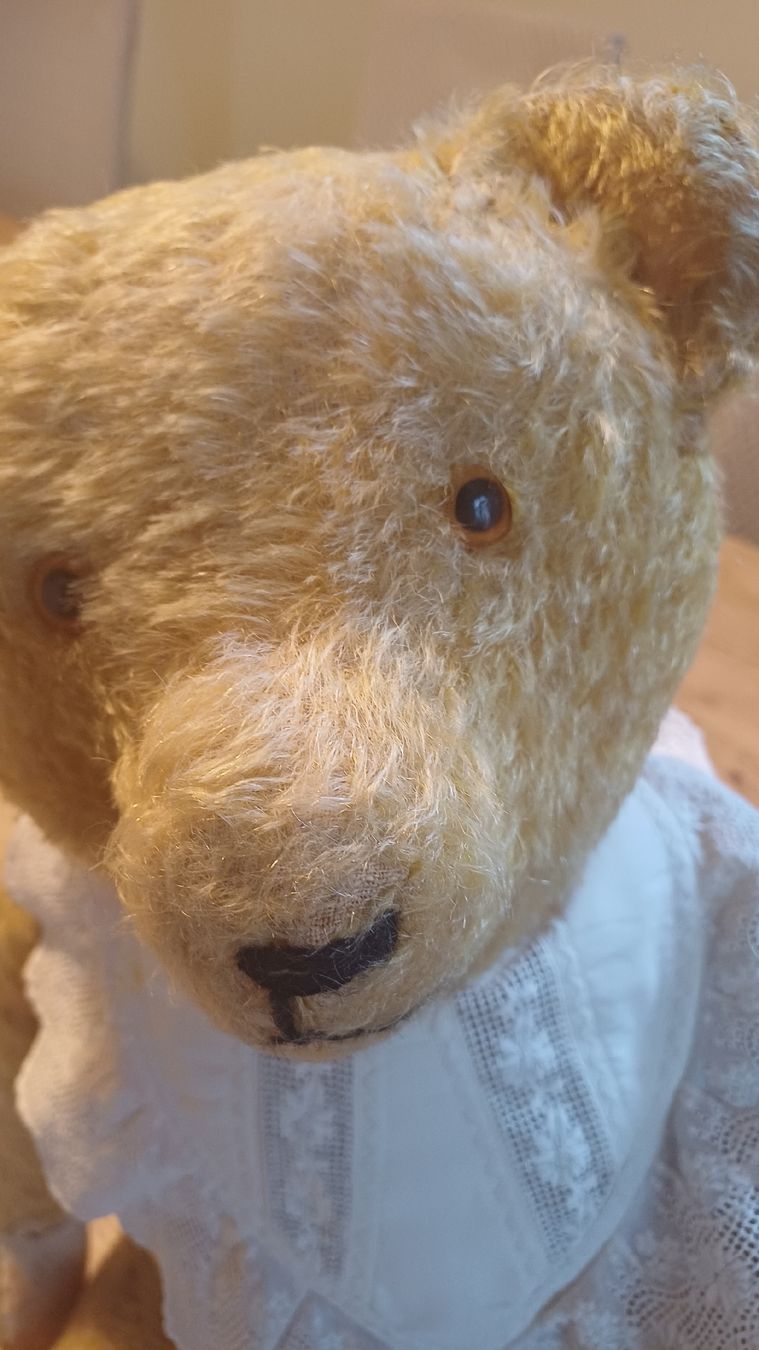Teddy Hermann Giocattoli: Grosser Antiker Teddybär 80 cm – Usato da Flawil venduto da Naphtali 1