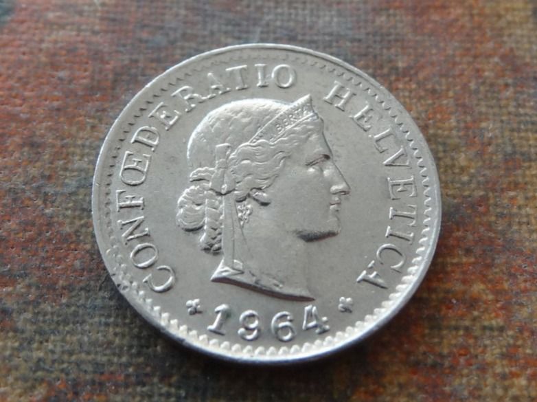 Tutti le monete: 5 Rp. 1964 – Usato da Romanel-sur-Lausanne venduto da Swift13