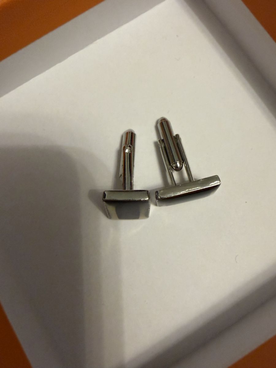 Manschettenknöpfe: Gemelli eleganti argento e onice, perfetti per l'estate! 55c – Gebraucht aus Lugano von can_xdd8 2