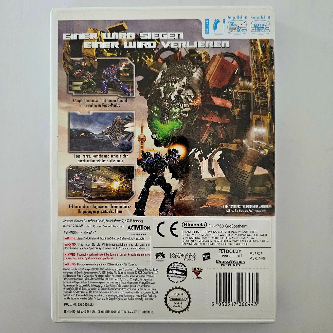 Giochi: Transformers Die Rache (Wii) – Usato da Holziken venduto da Miglioregamesnmore 1