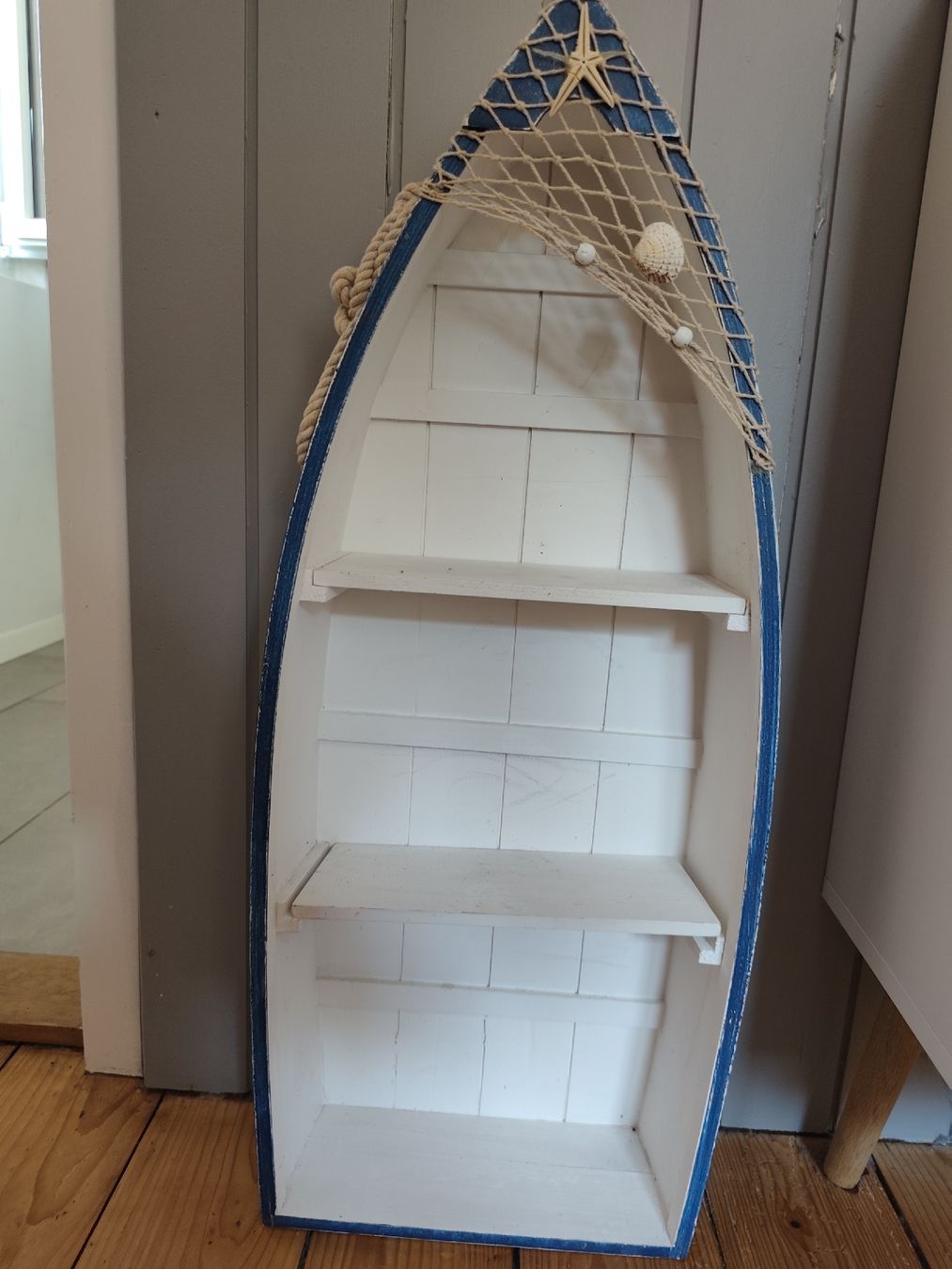 Tutte le decorazioni: Boot Regal, nautisch, Holz, blau/weiss – Usato da Wettingen venduto da TatjanaFrei 1