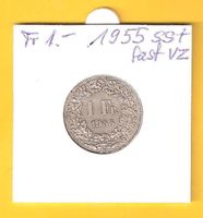 1955 Fr.1.-- vz+/Ag 0.835/5g/4.175g/23mm
