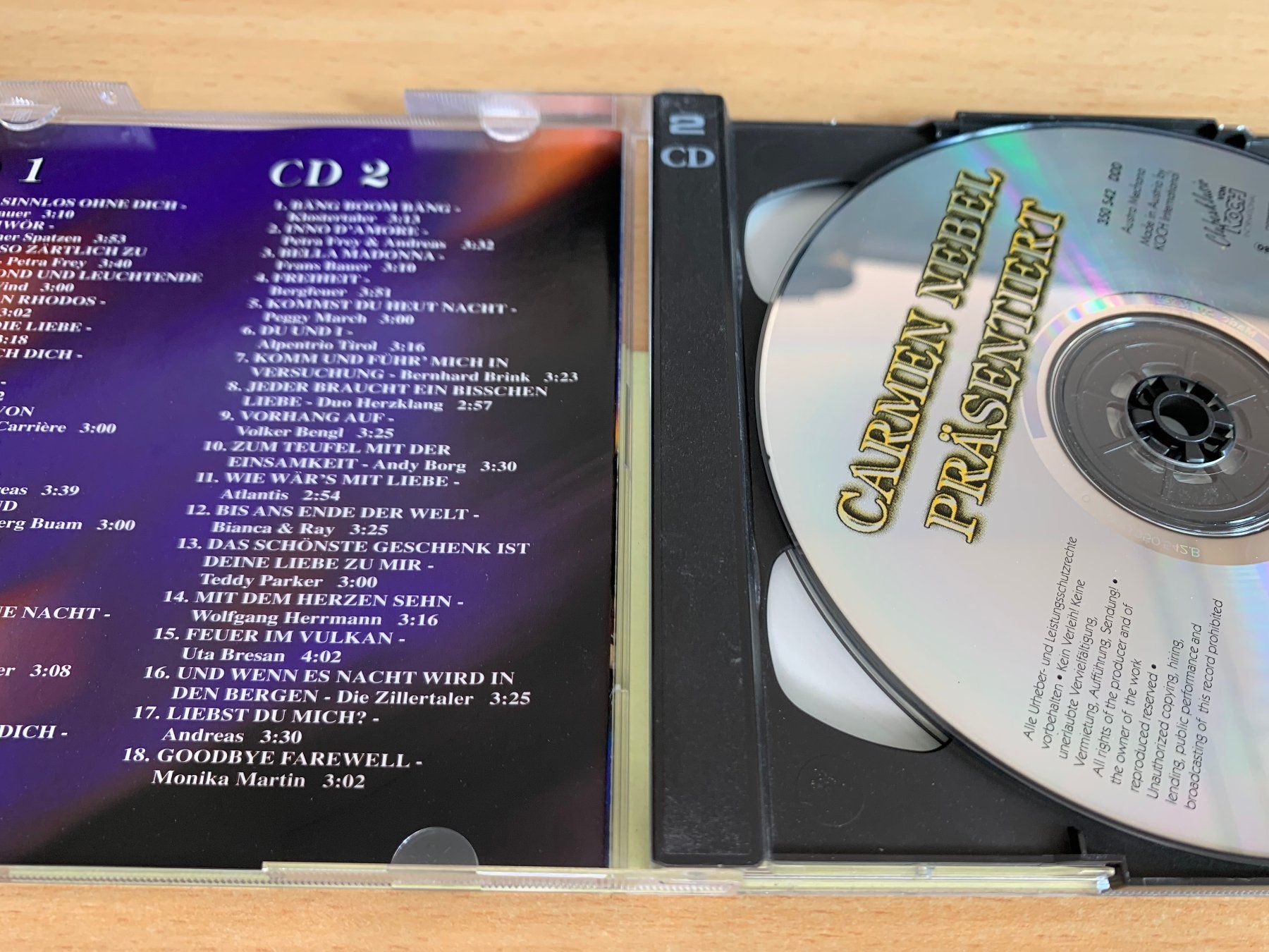 CD: Carmen Nebel - Das Grosse Wunschkonzert - 2 CD – Usato da Rikon im Tösstal venduto da Alpenmutz 2