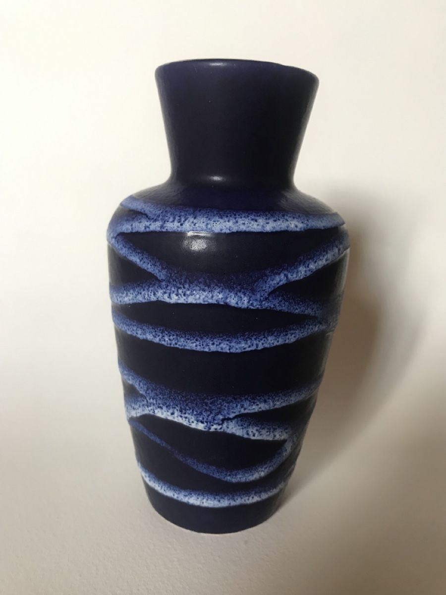 Vasen & Gefässe: Vase Scheurich W.Germany bleu 18cm fat lava – Gebraucht aus Winterthur von SilverFR 2