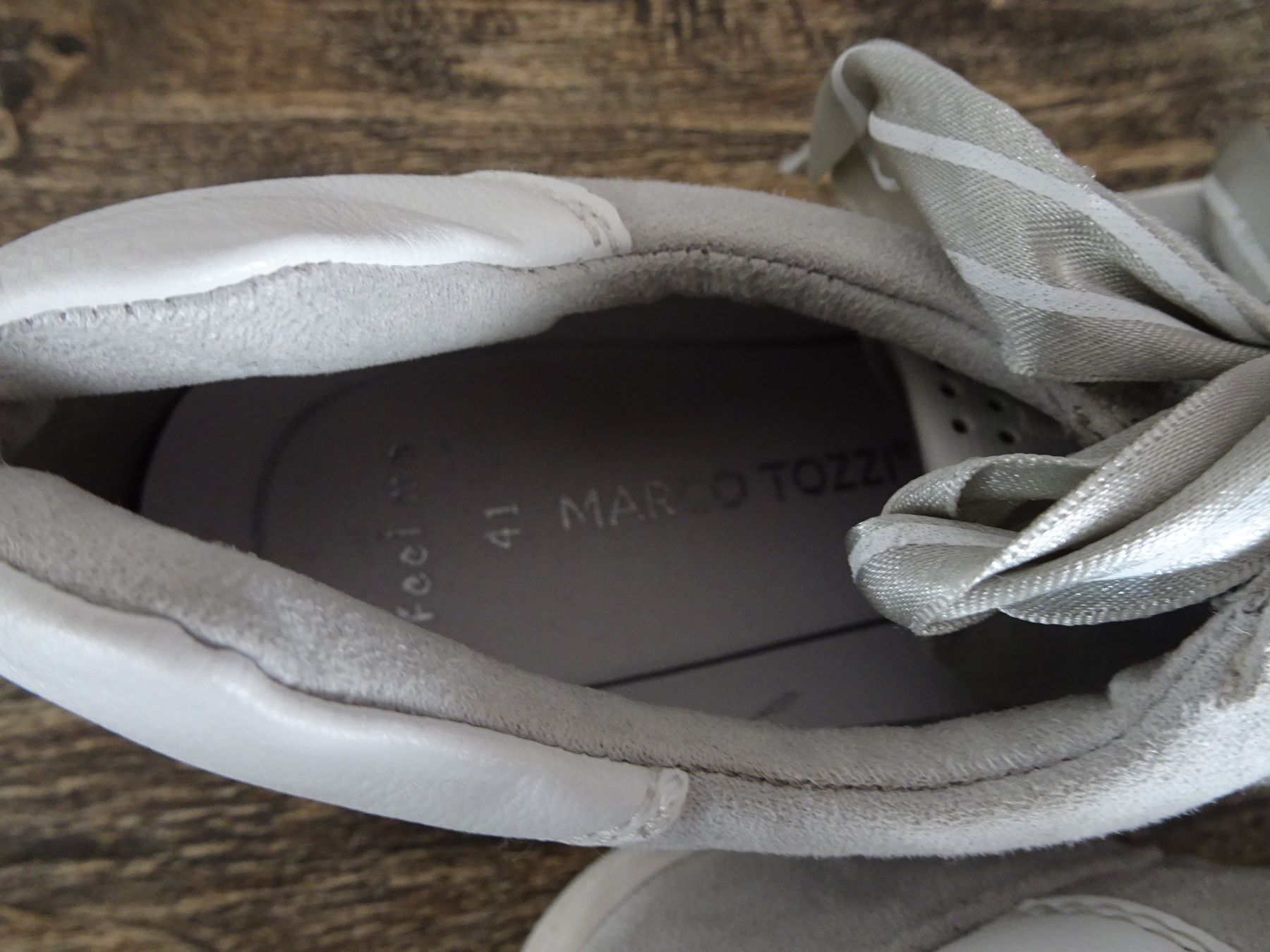 Scarpe da donna: Skneakers Leder hellgrau, edel, neu Gr. 41 – Nuovo (secondo la descrizione) da Winterthur venduto da Riiita 8