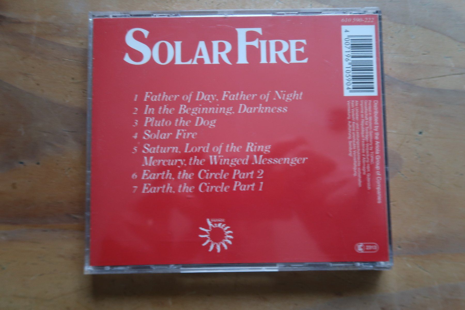 CD: MANFRED MANN'S EARTH BAND - SOLAR FIRE - CD – Usato da Basel venduto da Patiscat 1