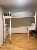 Hochbett, inklusive Matratze und Arbeitsplatte (UNGEBRAUCHT)