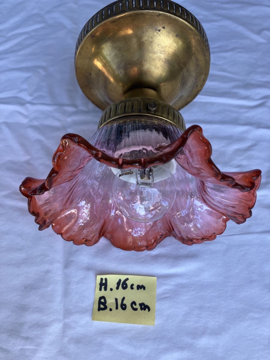 Lampadari & plafoniere: Antik Jugendstil Deckenlampe mit original Glasschirm – Usato da Zürich venduto da otomado 8