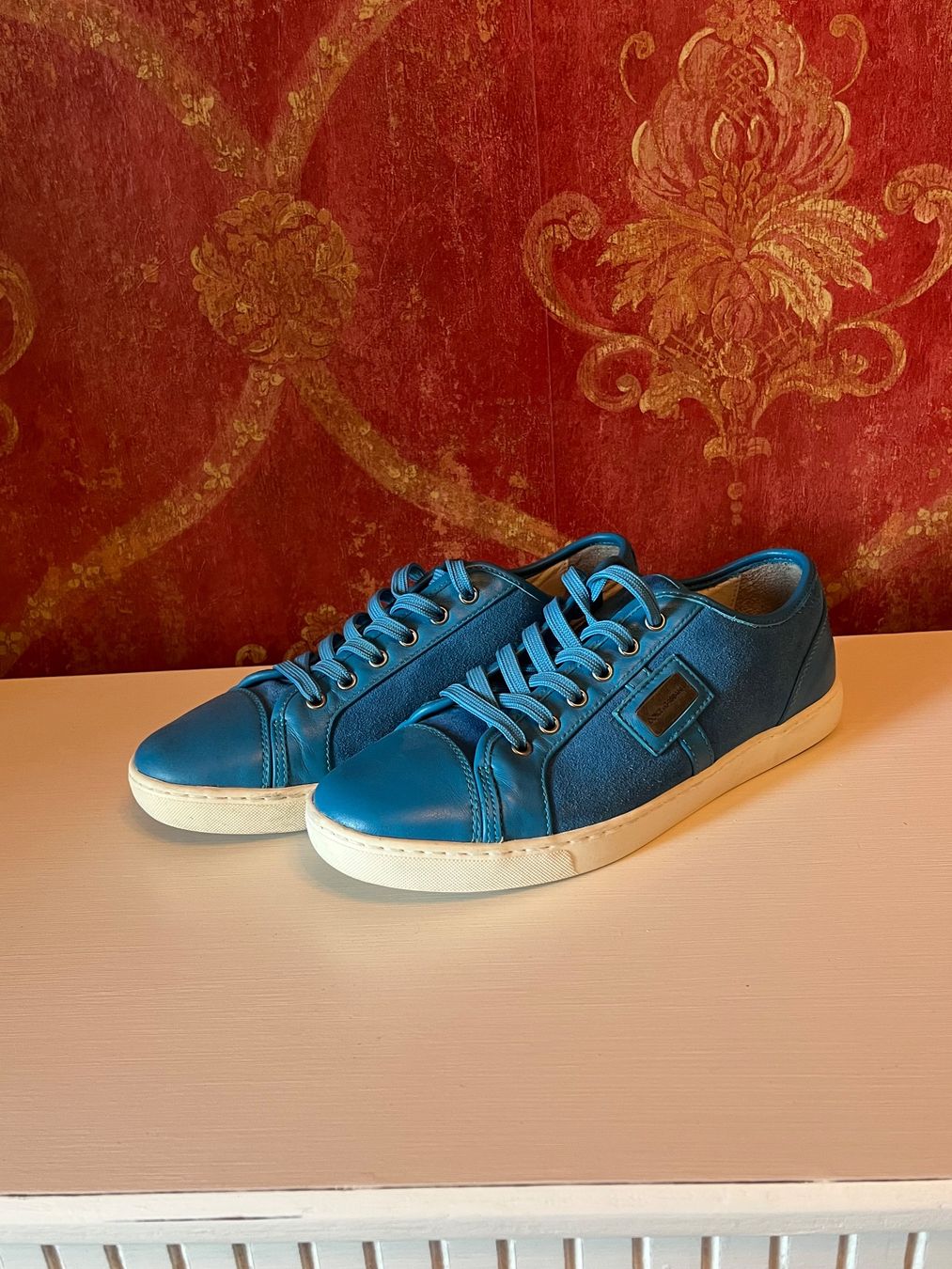 Dolce & Gabbana Herrenschuhe: Dolce & Gabbana en daim et cuir bleu – Gebraucht aus GENEVE von hehakasapa 1