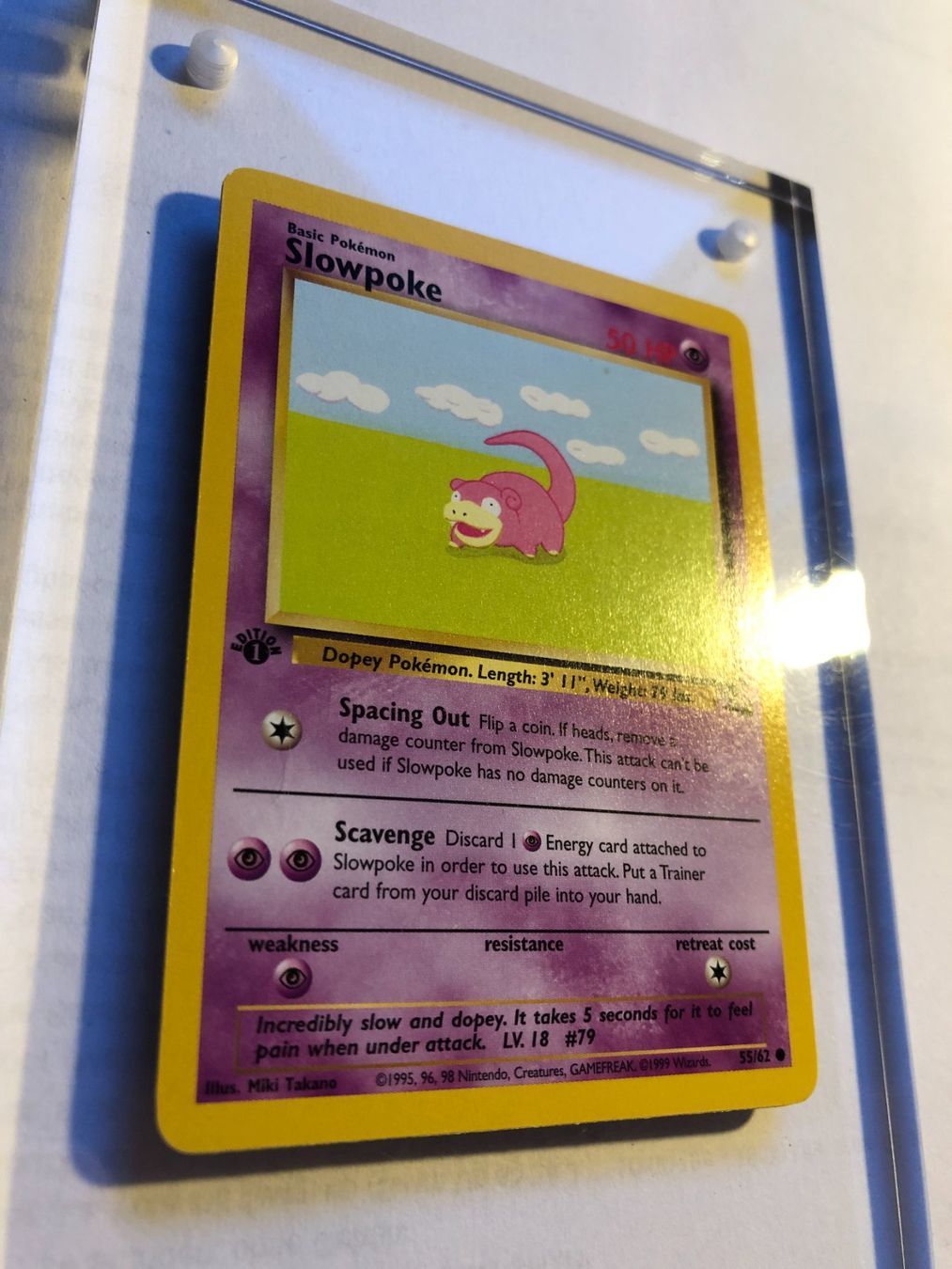 Carte collezionabili: Slowpoke 1st Fossil - MINT - ab 1.- – Usato da Giubiasco venduto da dan_pr8b 1