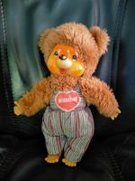 Rar Vintage Waschel Tobby Bear Monchhichi ca.28cm Plüschtier