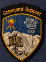Polizei Abzeichen Badge Police  Support WEF Davos 200 Klett