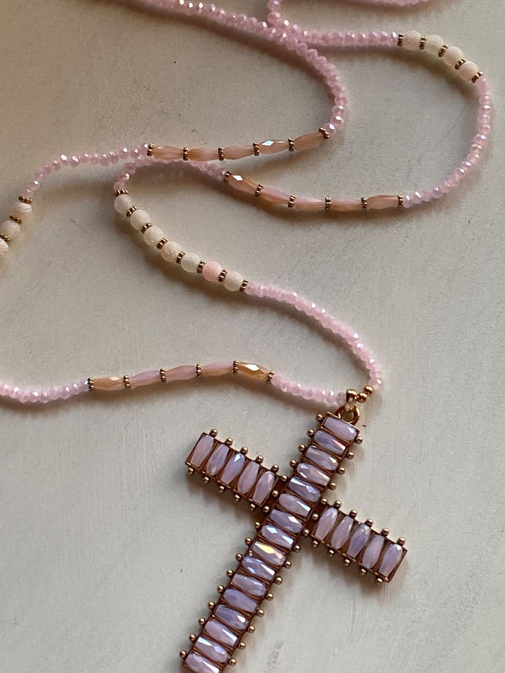 Catenine: PERLEN HALSKETTE ROSA-GOLD – Nuovo e nell'imballaggio originale da Meienried venduto da ManuelaBoutique 4