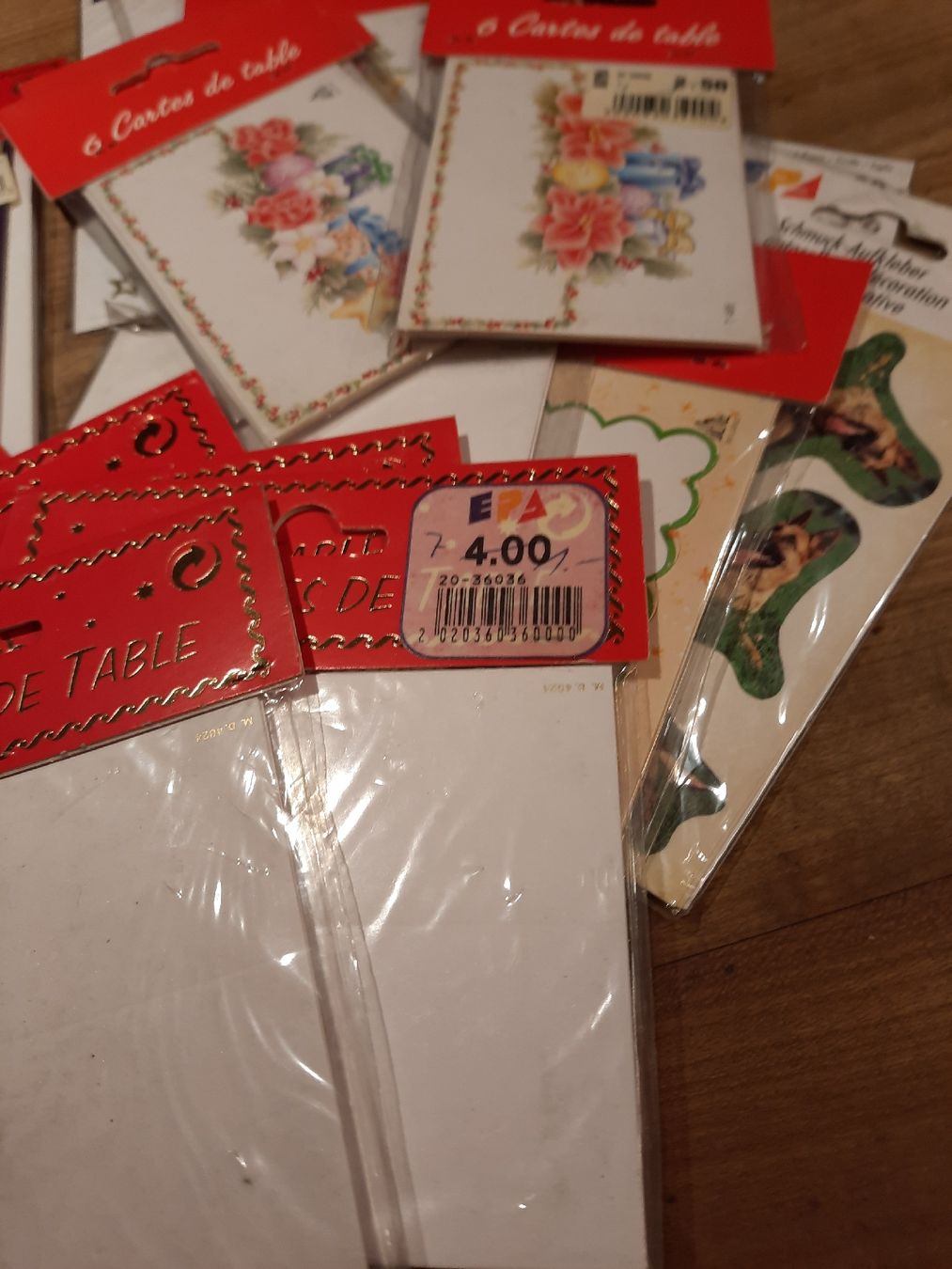 Cartoline: sehr viele TISCHKÄRTLI – Nuovo (secondo la descrizione) da Busswil BE venduto da balu37 2