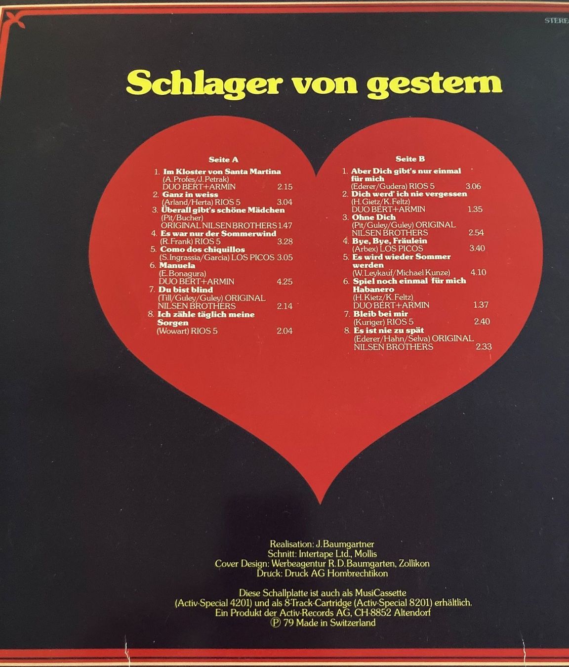 Schallplatten: Original Nilsen Brothers - Schlager von gestern – Gebraucht aus Horn von enigma66 1