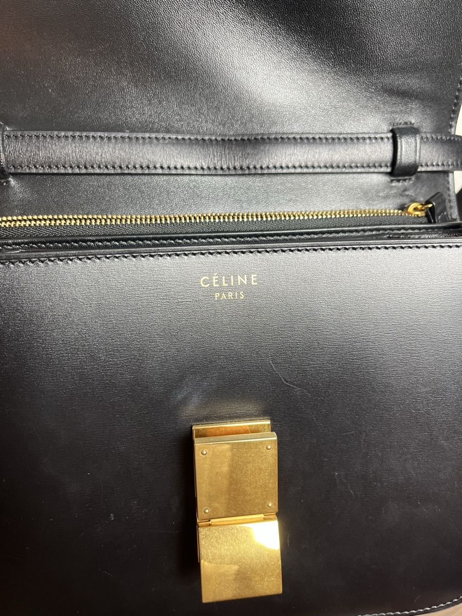 Celine Borse da donna: Celine - Classic Box schwarze Leder Tasche  – Usato da Mörschwil venduto da ReLuxeAtelier 7