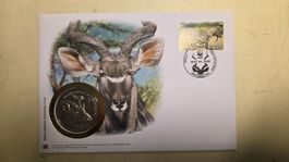 2008 Medallienbrief WWF Grosser Kudu